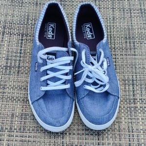 Keds center airy chambray sneakers size 8